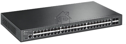 Коммутатор 48-портовый гигабитный управляемый уровня 2+ TP-Link TL-SG3452X JetStream с четырьмя слотами SFP+ 10 Гбит/с