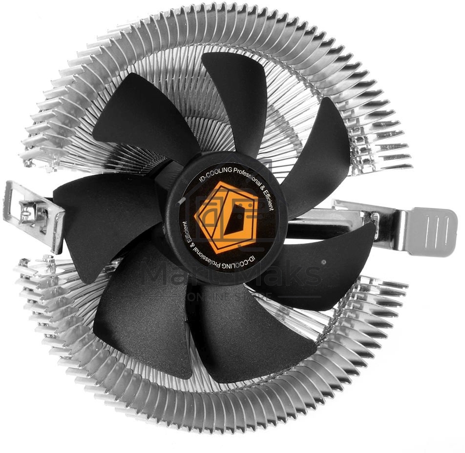 Кулер Cooler ID-Cooling DK-01 черный/серебристый 92мм алюминий 2500rpm 29db 95W 52мм