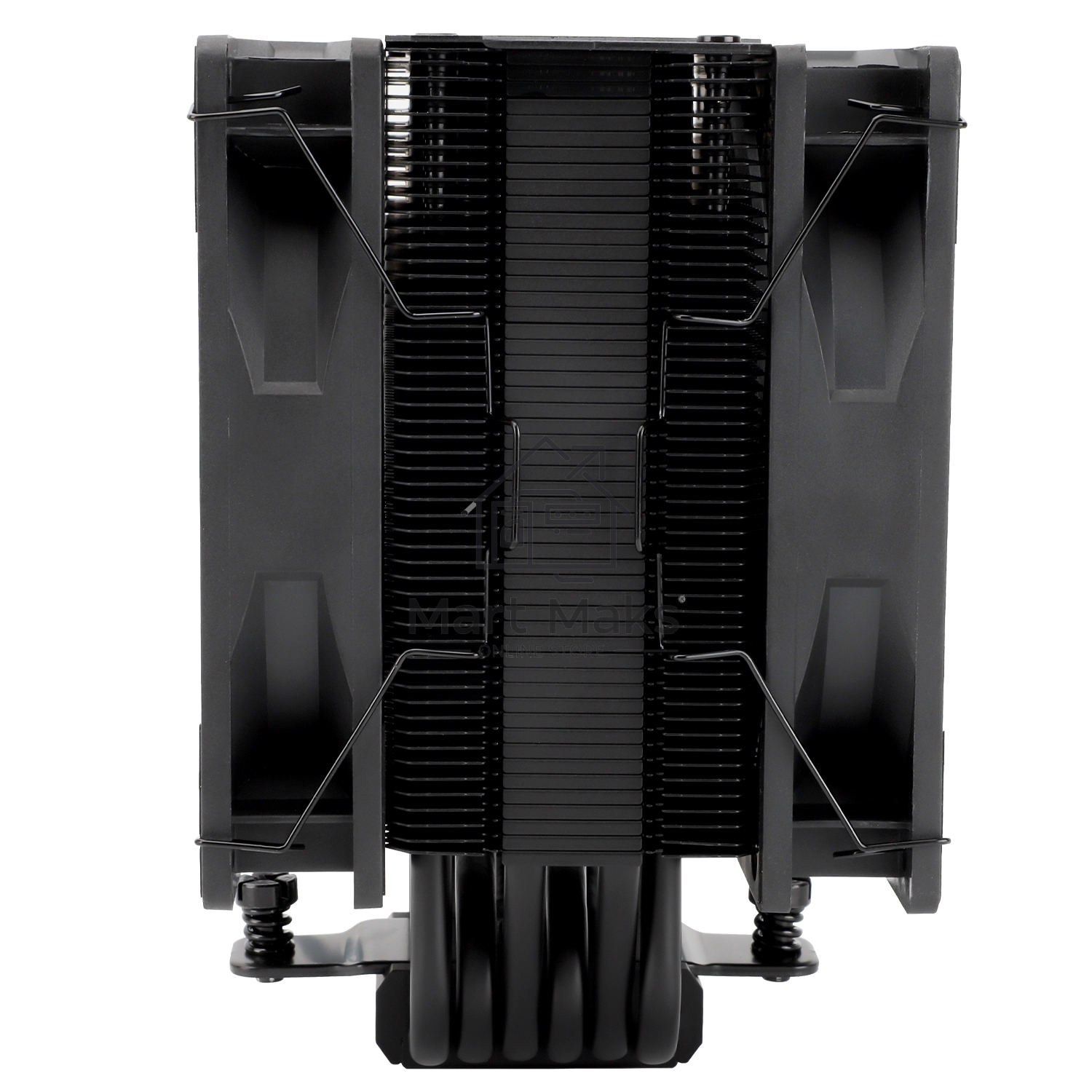 Кулер для процессора Thermalright Burst Assasin 120 EVO Dark (4-pin PWM, 156mm, Ni/CU, 6x6mm, 2x120mm, 66.17CFM, 25.6dBA, 1550RPM, S: 1700, 1200, 115X, AM5, AM4)
