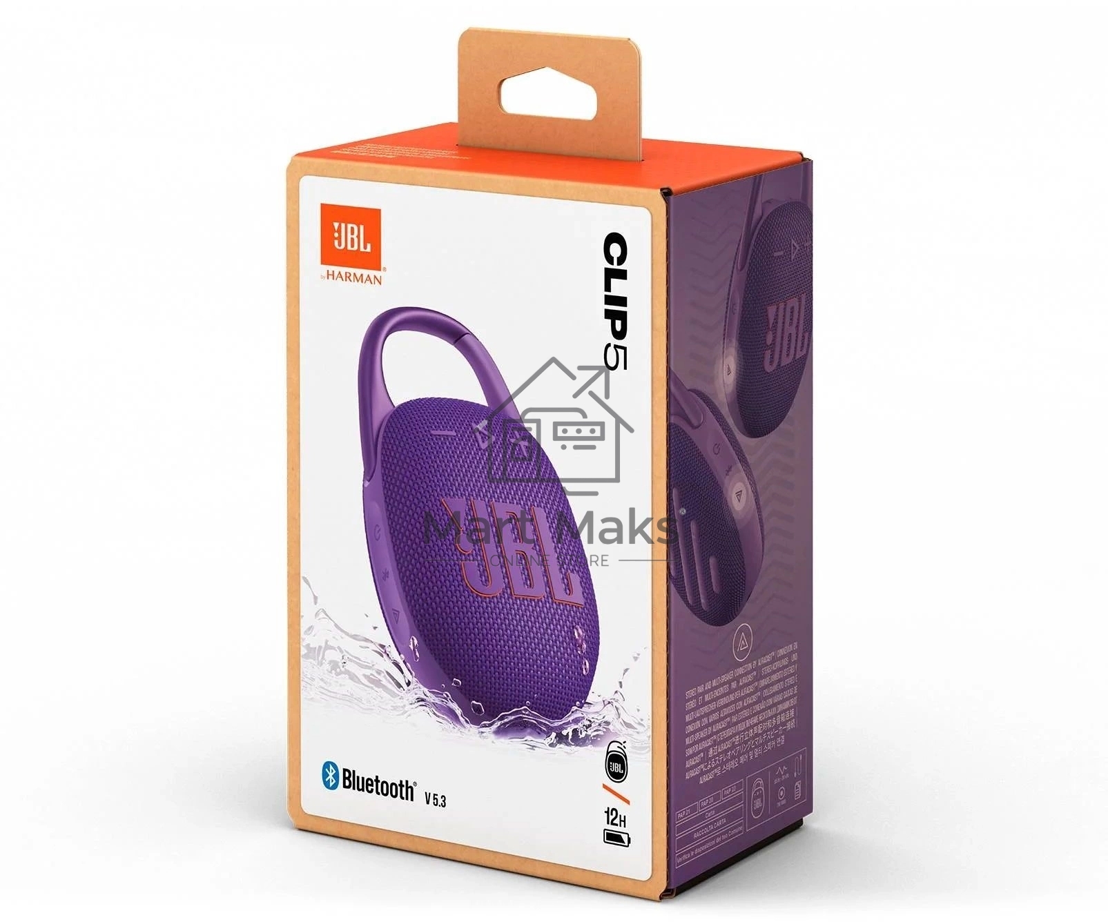 Портативная акустика JBL CLIP 5, фиолетовый