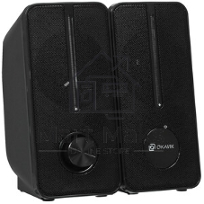 Акустическая система Оклик OK-120U 2.0 черный 6Вт