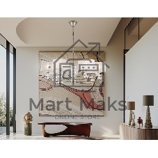 Люстра Ambrella light LH71332/7 CGD золото E14/7 max 40W D*860*850