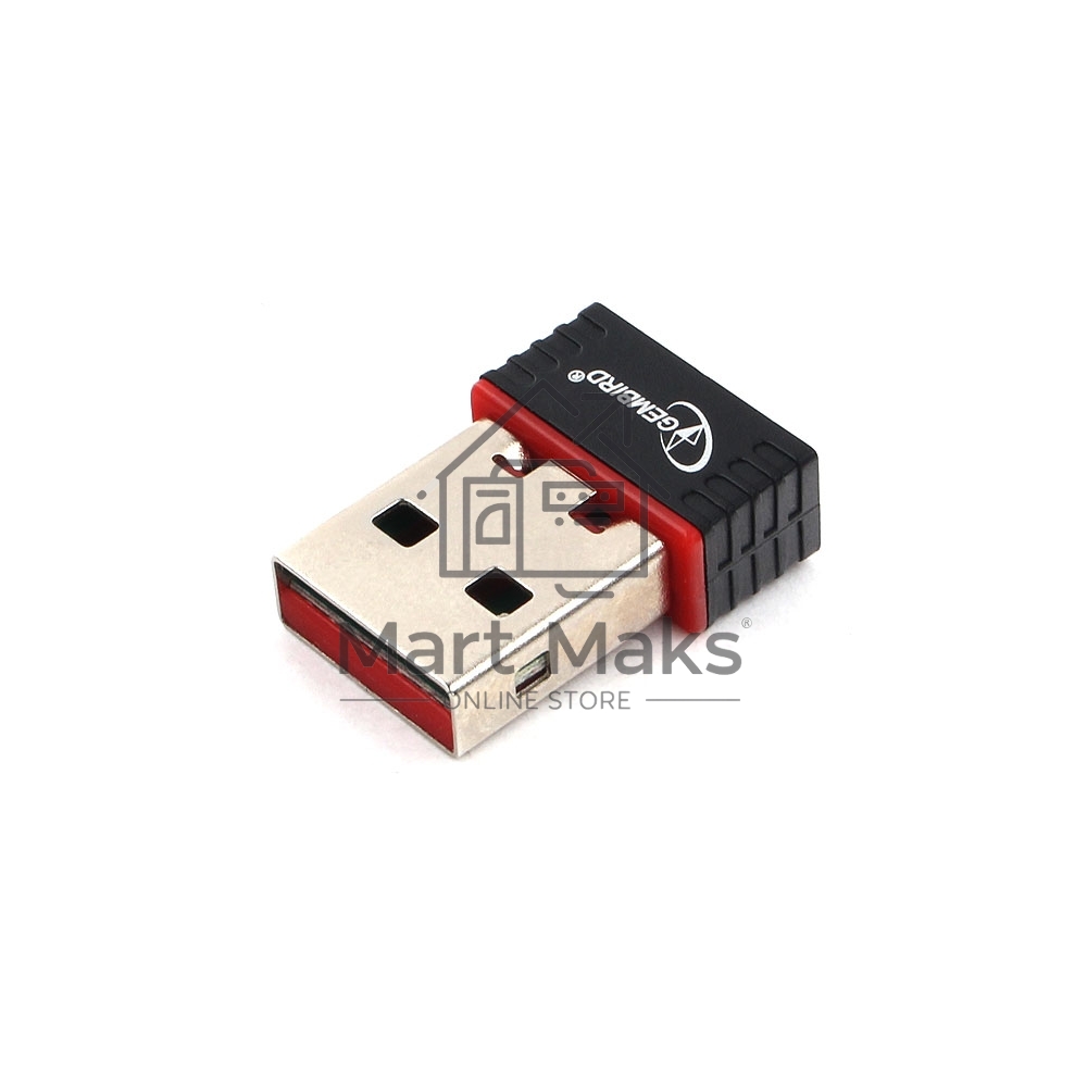 Сетевой микро адаптер WiFi Gembird 150 Мбит, USB, 802.11b/g/n