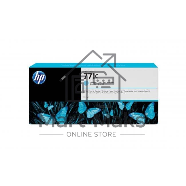 Картридж струйный HP №771C B6Y12A светло-голубой для HP DJ Z6200 (775мл)