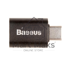 Переходник BASEUS Ingenuity Series Mini OTG, Type-C - USB-A 3.1, черный