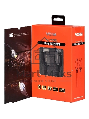 Кабель HDMI 19M/M,ver. 2.1, 8K@60 Hz 3m VCOM <CG864-3M>