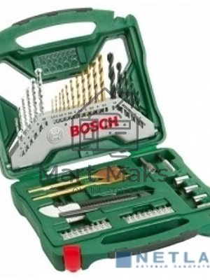 Набор принадлежностей Bosch X-Line-50 50 предметов (жесткий кейс)