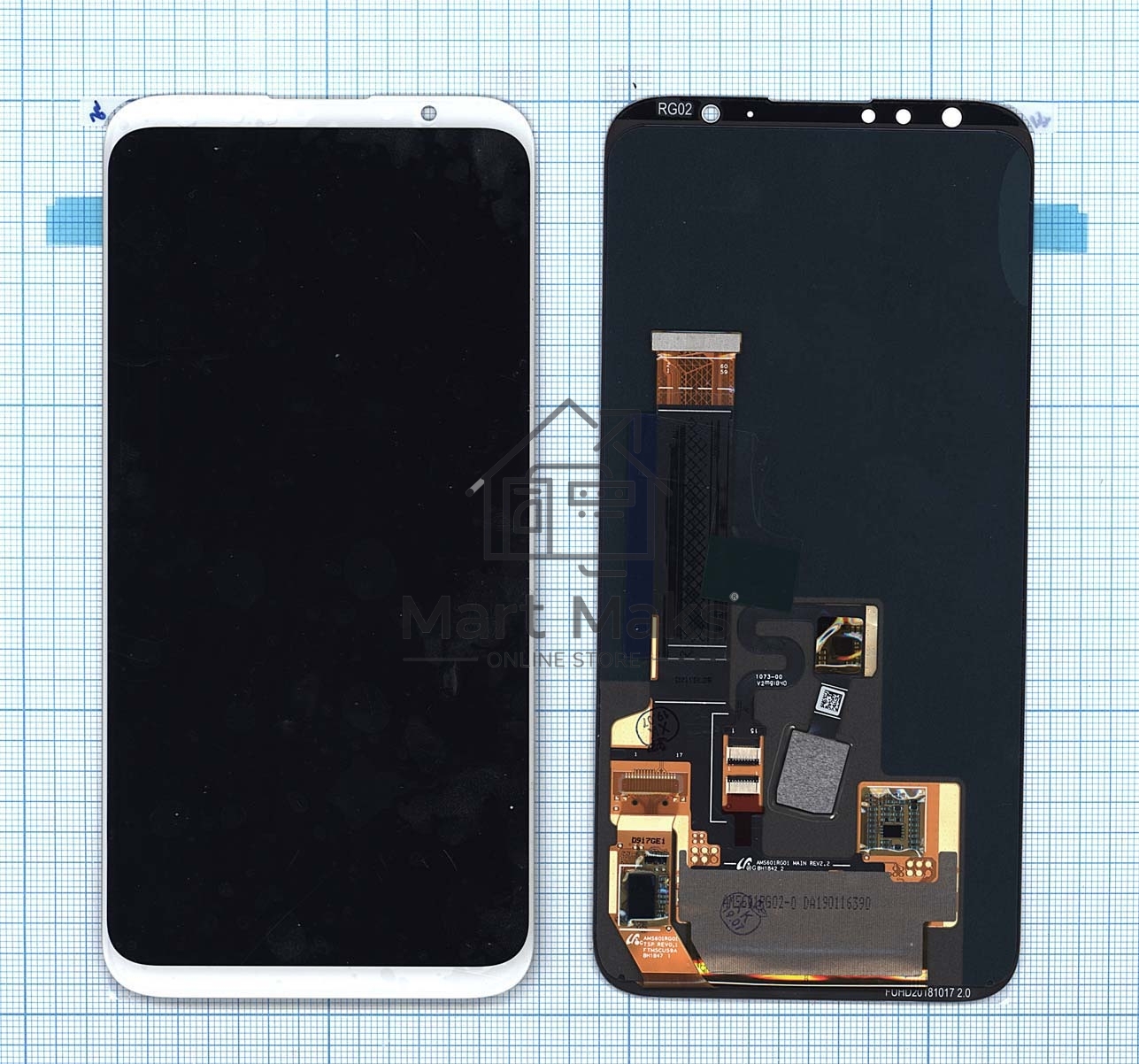 Дисплей для Meizu 16th, белый