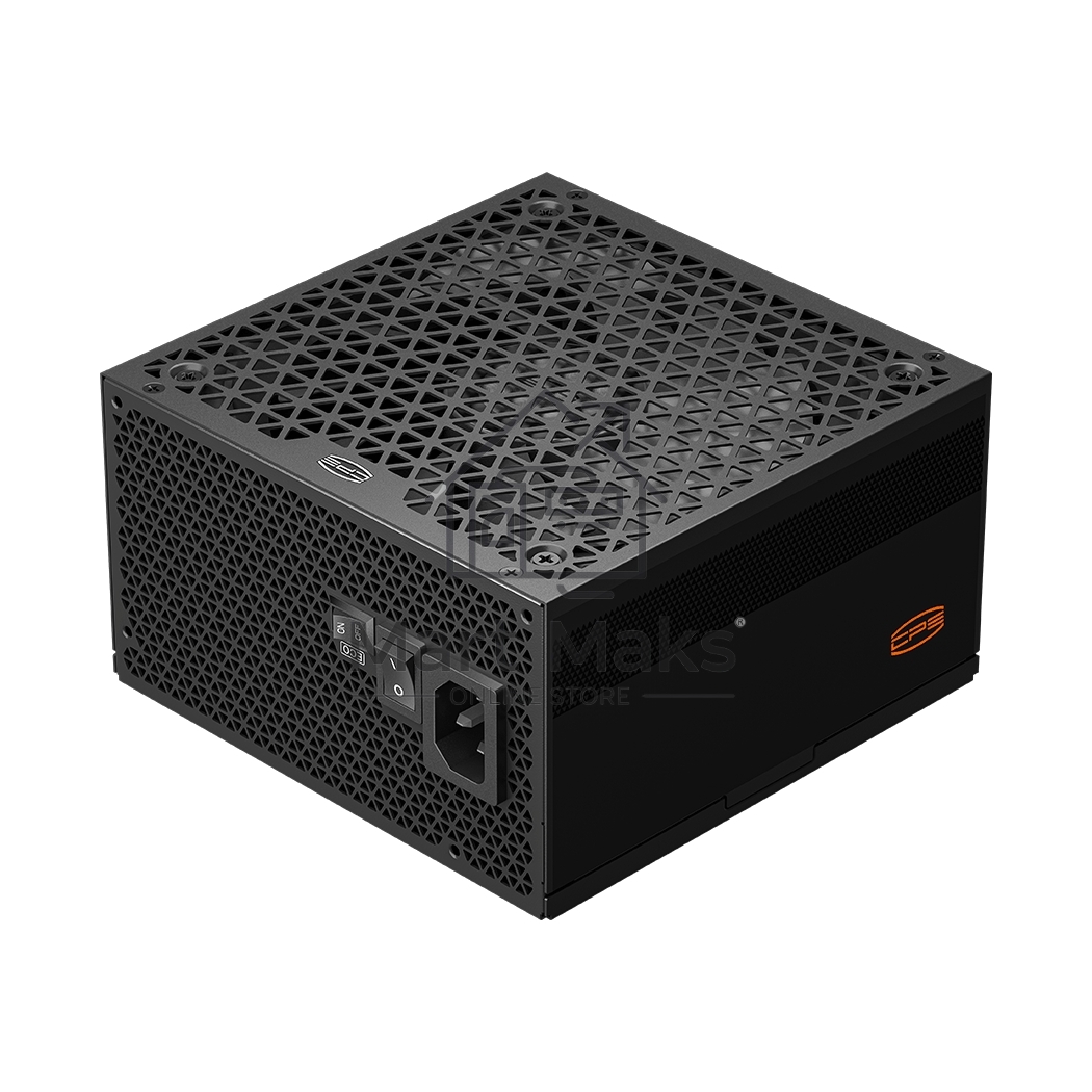 Блок питания PCCOOLER, 750W 80+ Gold (ATX, 3.1, PCIe 5.1 600W, Full modular, 1x24(20+4)pin 550mm, 2xCPU 8(4+4)pin 650mm, 3xPCIe 8(6+2)pin 500mm, 1x12V(2x6) 12+4pin 650mm, 3xSATA*3+MOLEX4pin*1 450+120+120+120mm, Active, 135x135mm, 150x150x86mm, APFC, OVP, 