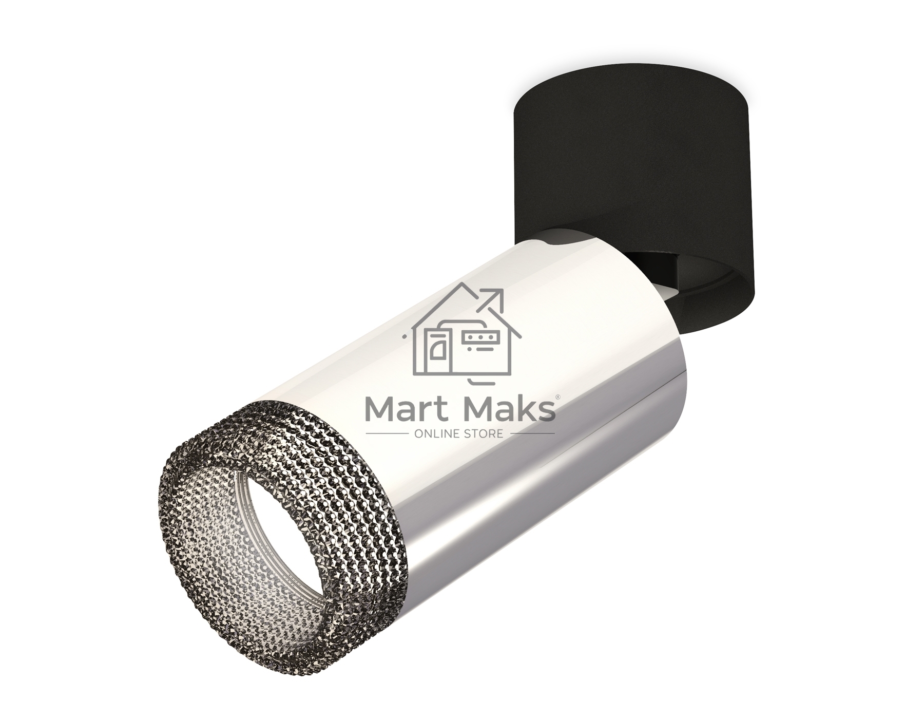 Светильник Ambrella Light XM6325041 PSL/BK/BK серебро полированное/черный/тонированный (A2221, C6325, N6151)