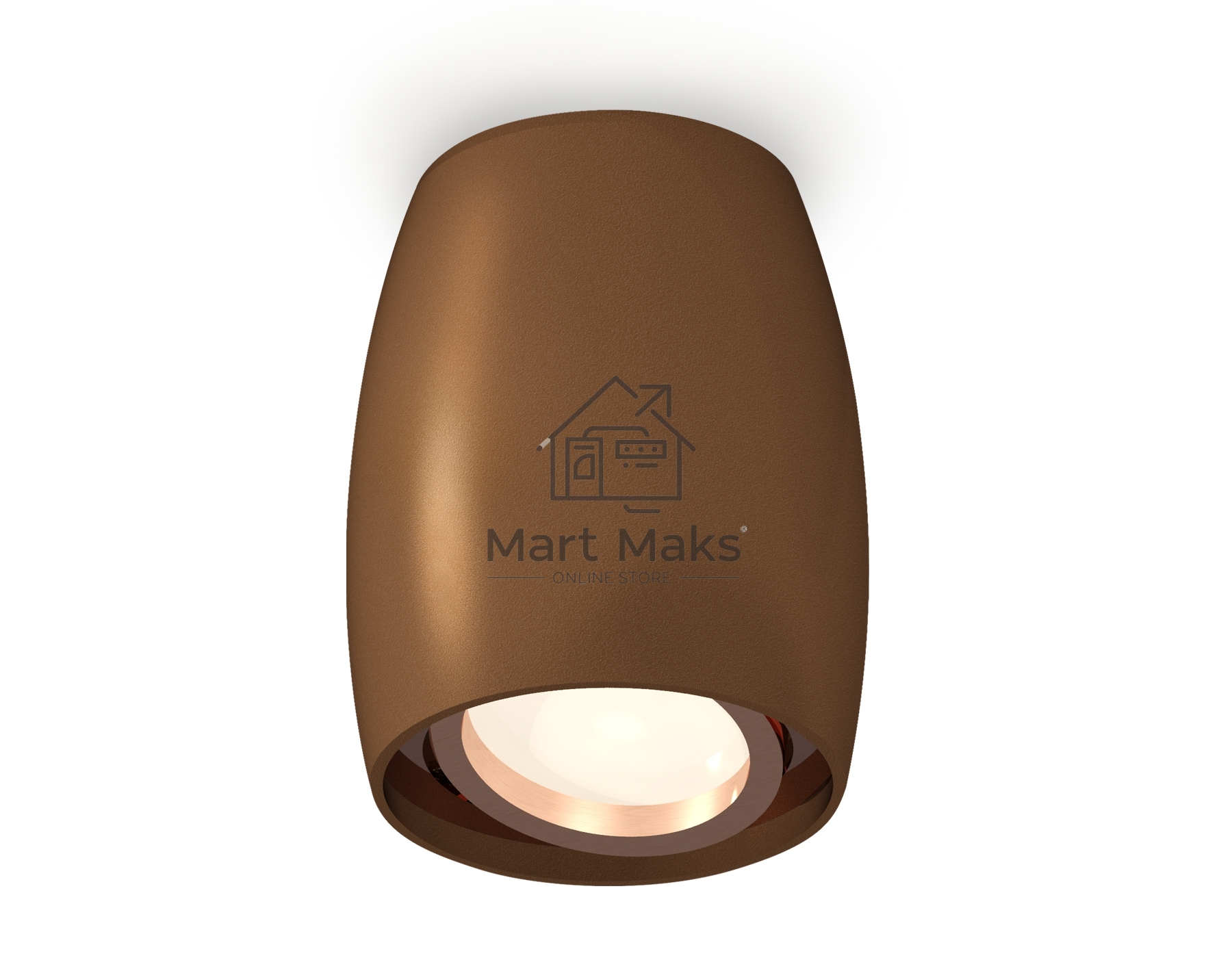 Светильник Ambrella Light XS1124001 SCF/PPG кофе песок/золото розовое полированное MR16 GU5.3 (C1124, N7005)