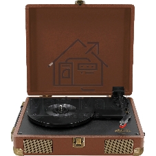 Проигрыватель винила RITMIX LP-100 Brown leather