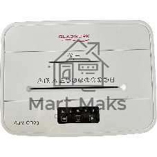 Шредер Gladwork Aura CD20 серый (секр.P-4) фрагменты 20лист. 25лтр. скрепки скобы пл.карты CD