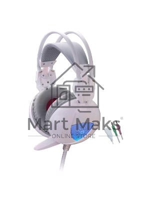 Гарнитура проводная с микрофоном A4Tech Bloody G310 белый 2.2м мониторы оголовье (G310)