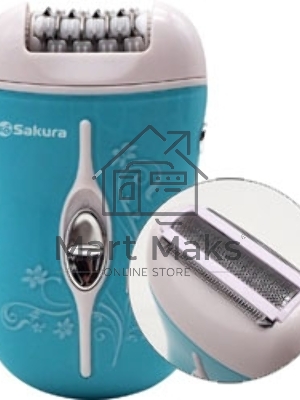 Эпилятор Sakura SA-5540SBL 2нас+бритва 2скор аккум