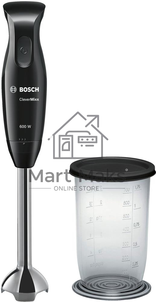 Блендер Bosch MSM2610B, погружной, черный