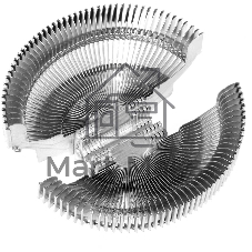 Кулер Cooler ID-Cooling DK-01 черный/серебристый 92мм алюминий 2500rpm 29db 95W 52мм