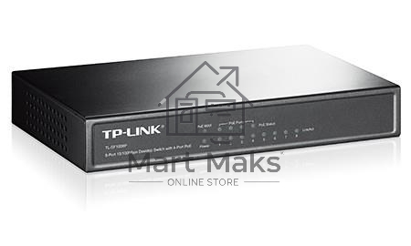 Коммутатор TP-Link SMB TL-SF1008P Коммутатор 8-port 10/100M Desktop PoE Switch