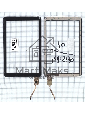 Сенсорное стекло (тачскрин) FPC-FC80S120-01, черное