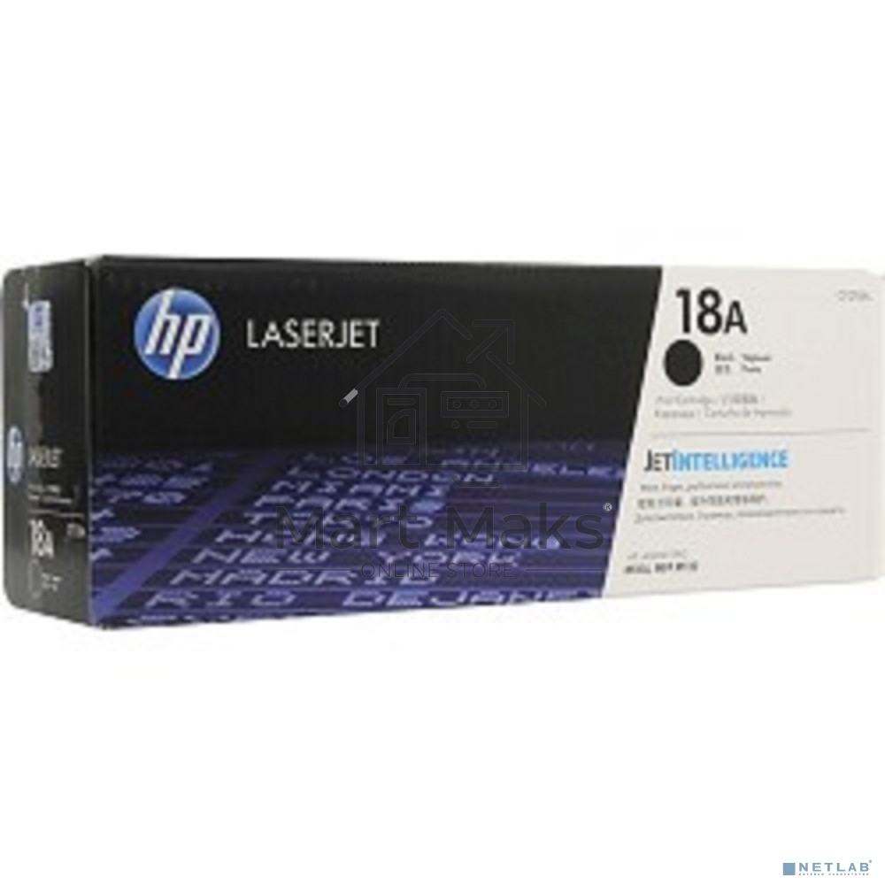 Тонер Картридж HP 18A CF218A черный для HP LJ Pro M104/M132 (1400стр.)