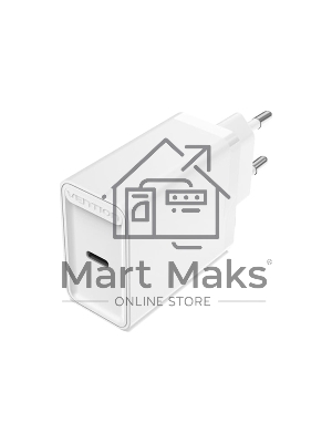 Сетевое зарядное устройство Vention на 1 порт USB C QC 4.0 белый Сетевое зарядное устройство Vention на 1 порт USB C QC 4.0 белый