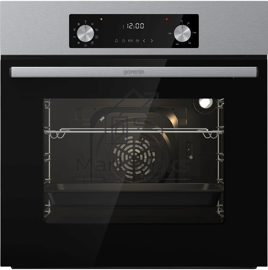 Духовой шкаф электрический Gorenje BO6737E02NX, черный