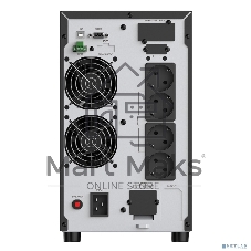 Источник бесперебойного питания CBR ESN-3KT-4F-LCHERSC Online 3000VA/3000W Tower 4 x Schuko + 1 Tb, LCD, HID-USB, RS232, EPO, SNMP slot