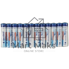 Батарейки солевые Gembird GB-R03P-12F, тип AAA, 12шт, пленка