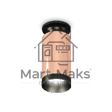 Светильник Ambrella Light XS6326100 PPG/PBK золото розовое полированное/черный полированный MR16 GU5.3 (N6902, C6326, N6131)