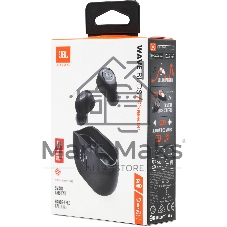 Наушники TWS JBL Wave Buds черный, внутриканальные, Bluetooth, быстрая зарядка, до 8 ч