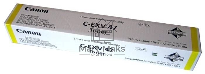 Картридж лазерный Canon C-EXV47Y 8519B002 желтый для iR-ADV С351iF/C350i/C250i