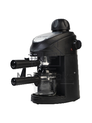 Кофеварка рожковая Galaxy Line GL 0754 черный, исп. кофе - молотый, 0.24 л, 900 Вт, 5 Бар.