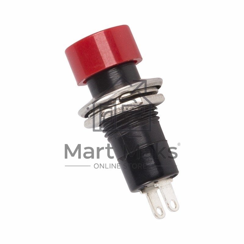 Выключатель-кнопка Rexant 250V 1А (2с) ON-OFF красная