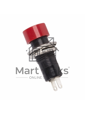 Выключатель-кнопка Rexant 250V 1А (2с) ON-OFF красная