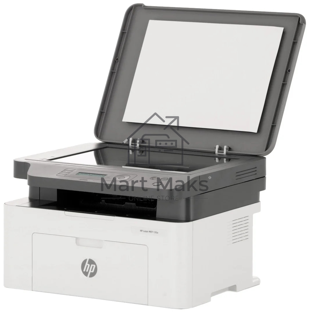 МФУ лазерный HP Laser MFP 135a (4ZB82A), A4, ч/б, печ. до 20 стр/мин., скан. до 20 стр/мин., 1200 x 1200 dpi (печать) 600x600dpi (скан.), USB