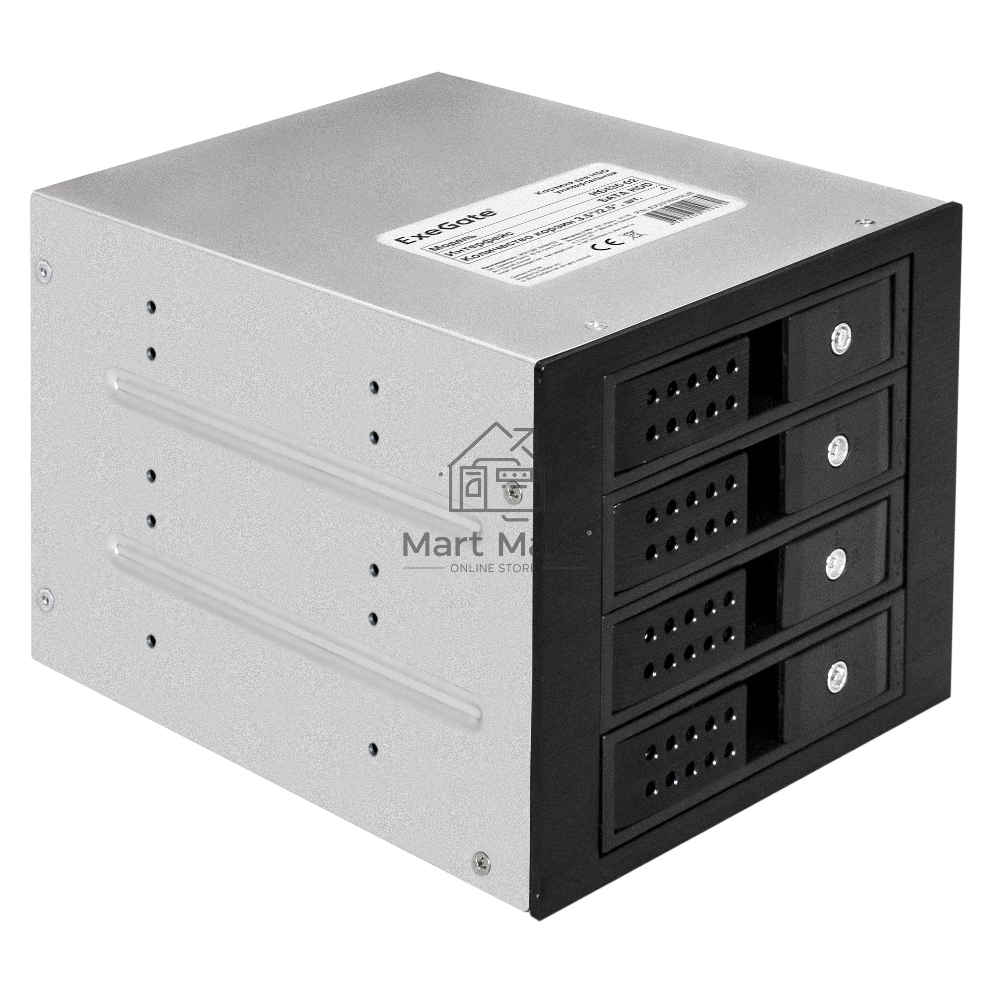 Корзина для HDD ExeGate EX291657RUS HS435-02 (универсальная, на 4*3,5