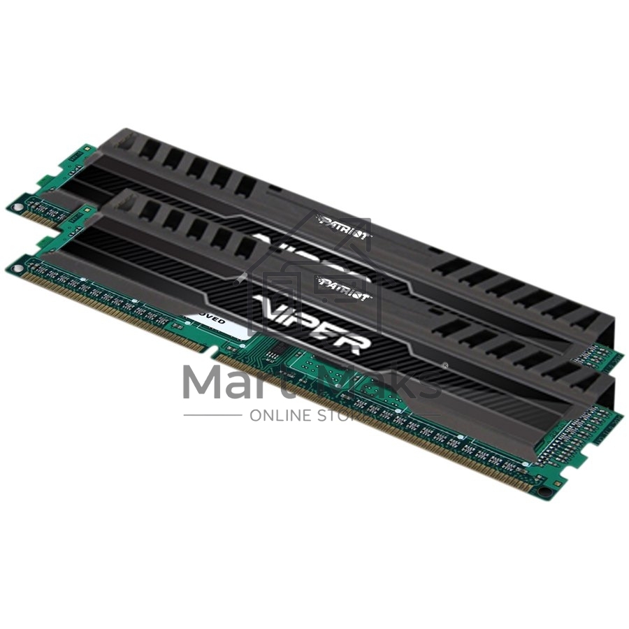 Оперативная память Patriot Viper 3, DDR3, 8GB (2x4 GB), 1600 MHz, CL9, DIMM, радиатор, черный