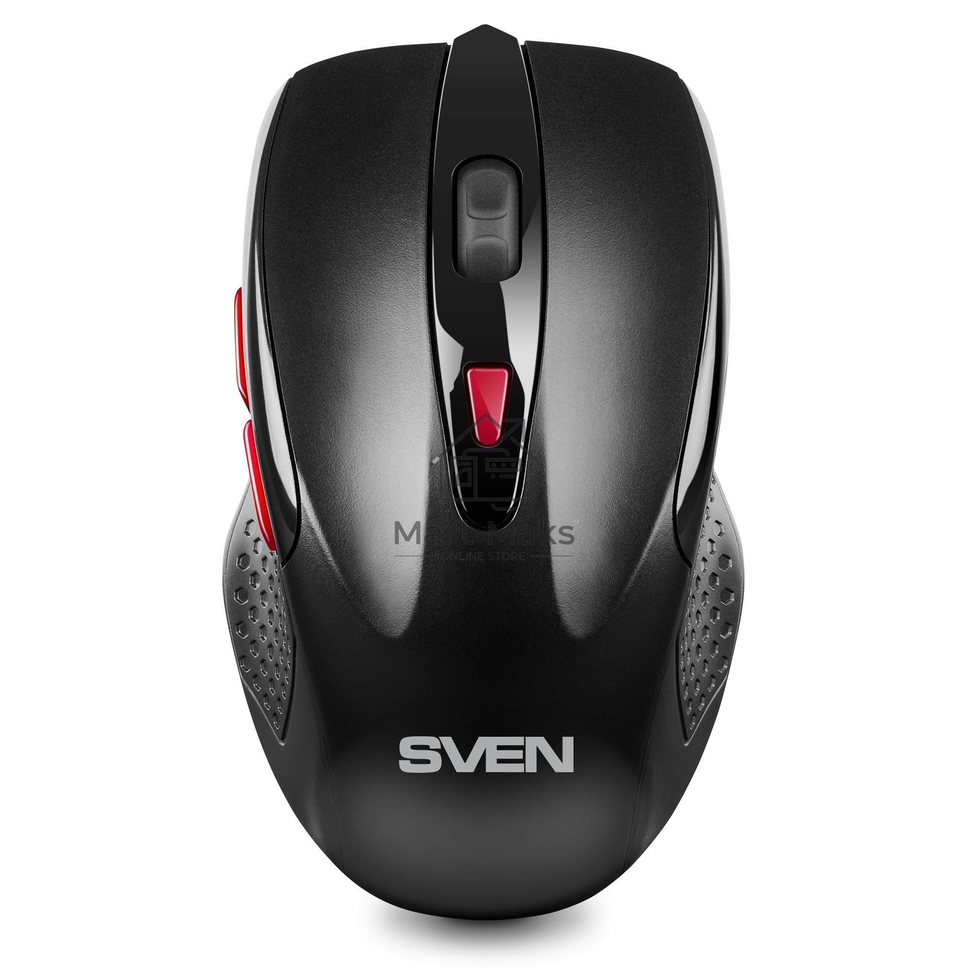 Мышь беспроводная SVEN RX-450W черный, 3200 dpi, радиоканал, USB, кнопки - 6
