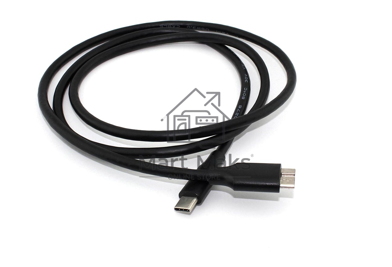 Кабель Micro USB B Super Speed - USB TYPE-C USB 3.0 1 м