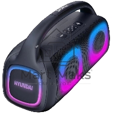 Колонка портативная Hyundai H-PS1027 черный 80W 2.0 BT 10м 3600mAh