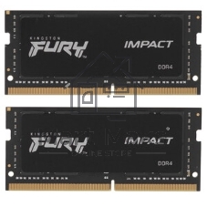 Оперативная память Kingston Fury Impact, DDR4, 64Gb (2x32Gb), 3200MHz, CL20, SO-DIMM
