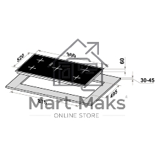 Индукционная варочная панель Maunfeld CVI905SFBK Inverter