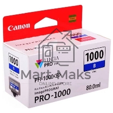 Картридж струйный CANON PFI-1000 B синий