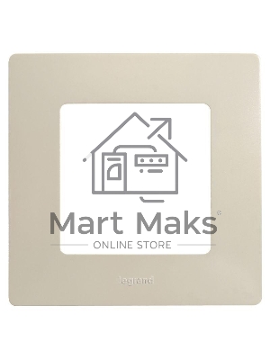 Рамка ETIKA 1 пост, сл. кость ETIKA Рамка 1 пост, сл. кость