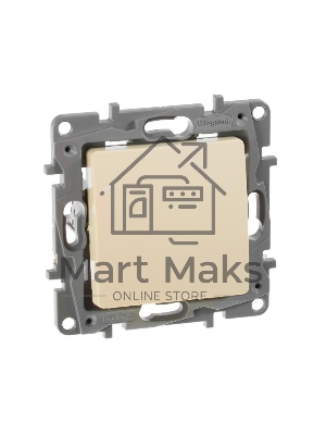 Выключатель 10АХ, на винтах, сл.кость ETIKA 