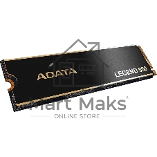 Накопитель SSD ADATA LEGEND 960, 4Tb, PCIe 4.0 x4, M.2 2280, NVMe, R/W 7400/6800, с радиатором