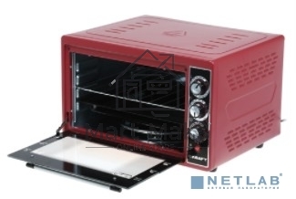 Мини-печь Kraft KF-MO 3804 RKR красный