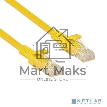 Патч-корд Exegate UTP-RJ45-RJ45-5e-5M-YL, UTP, cat.5e, 5м, желтый