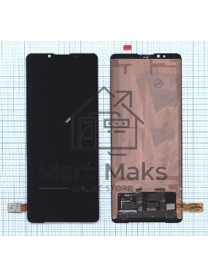 Дисплей для Sony Xperia 5 III в сборе с тачскрином черный orig lcd