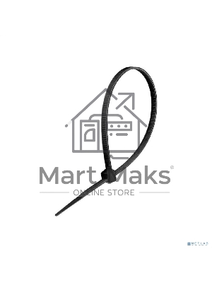 Стяжка (хомут) нейлоновая ExeGate CV66-250x4.8B (нейлон 6.6, 250x4.8 мм, неоткрывающаяся, halogen free, -40°C - +85°C, черная, 100 шт)